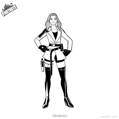 Free printable Yellowjacket 01 Coloring Page - Free PDF Printable Fortnite Coloring Sheets coloring page